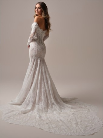 Maggie Sottero TAKERA #1 All Ivory (gown with Ivory Illusion) thumbnail