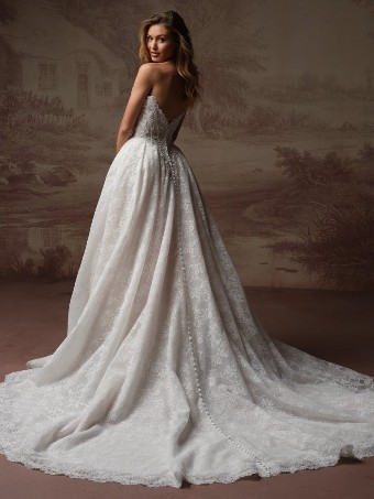 Maggie Sottero RYLAND #1 All Ivory (gown with Ivory Illusion) thumbnail