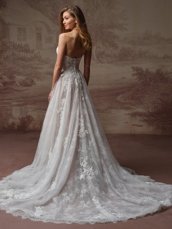 Maggie Sottero HADLEY #4 All Ivory (gown with Ivory Illusion) thumbnail