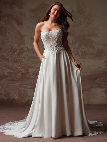 Rebecca Ingram HAZEL #0 default All Ivory (gown with Ivory Illusion) thumbnail