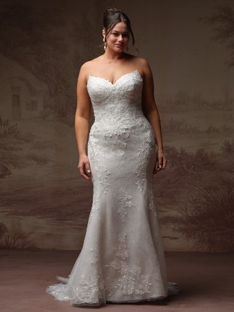 Rebecca Ingram BRANDY #0 default All Ivory (gown with Ivory Illusion) thumbnail