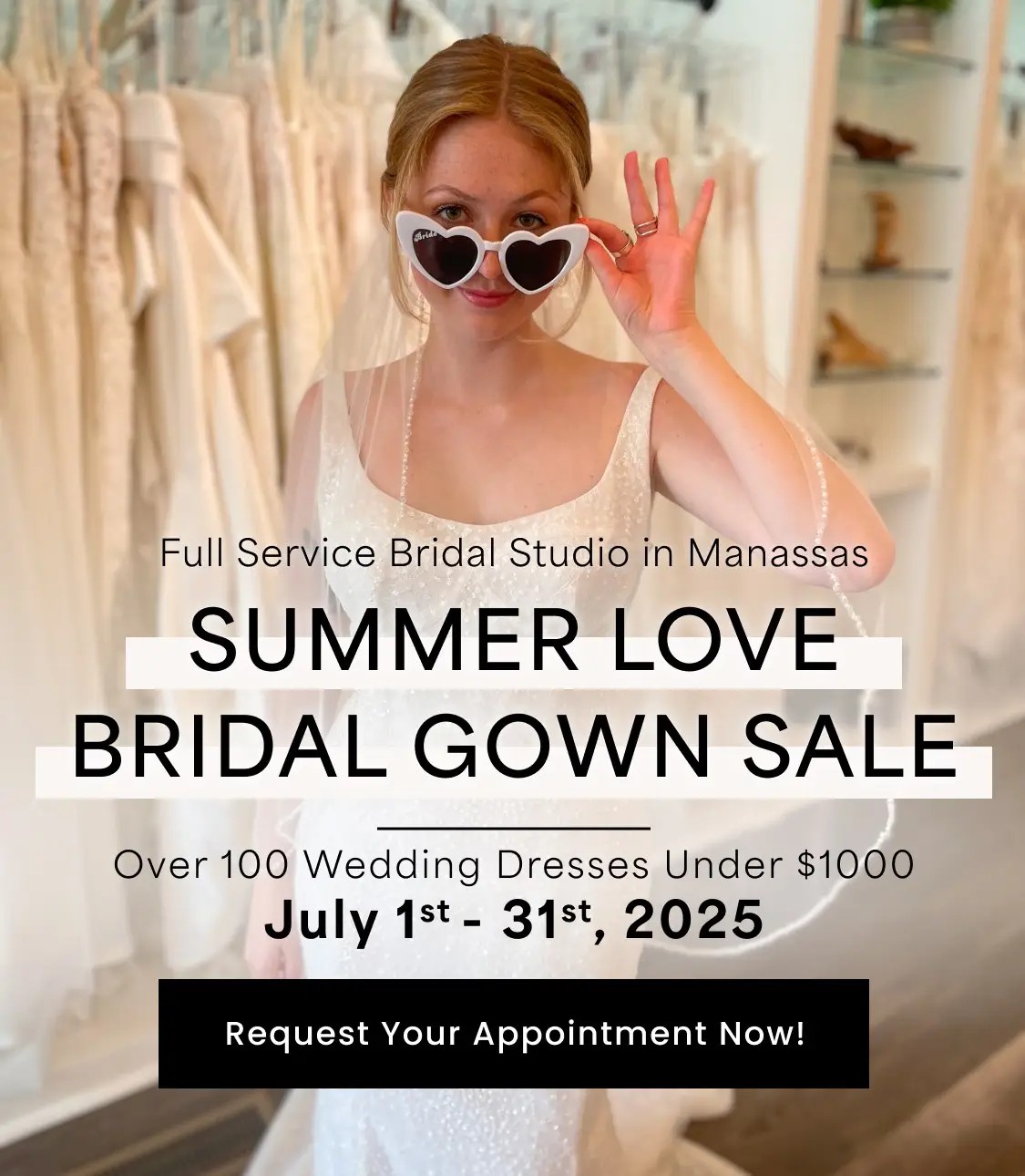 Summer Love Bridal Gown Sale mobile banner